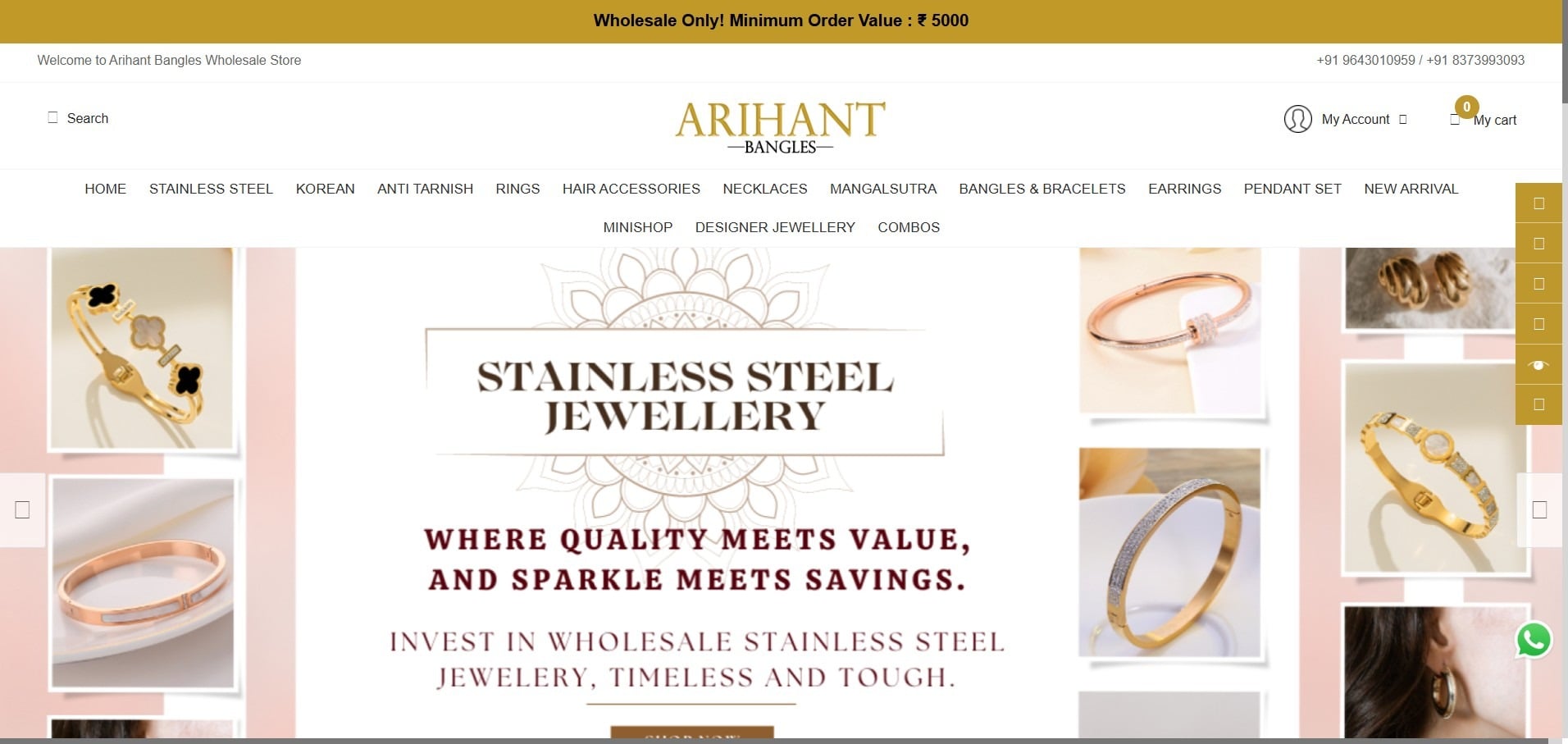 Arihant Bangels showcase - VPTech Solution
