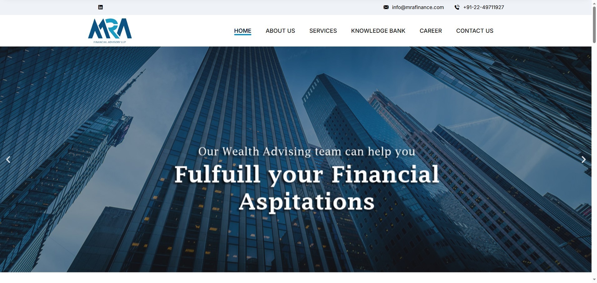MRA Financial Advisory LLP
