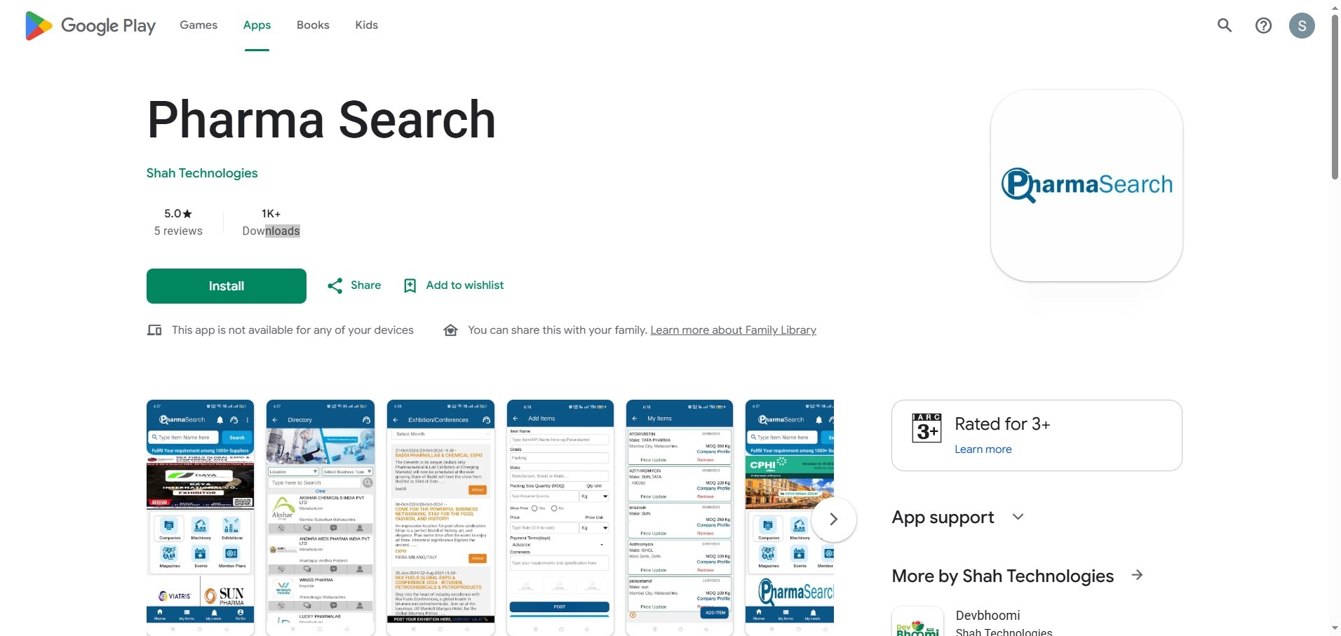 Pharmasearch App